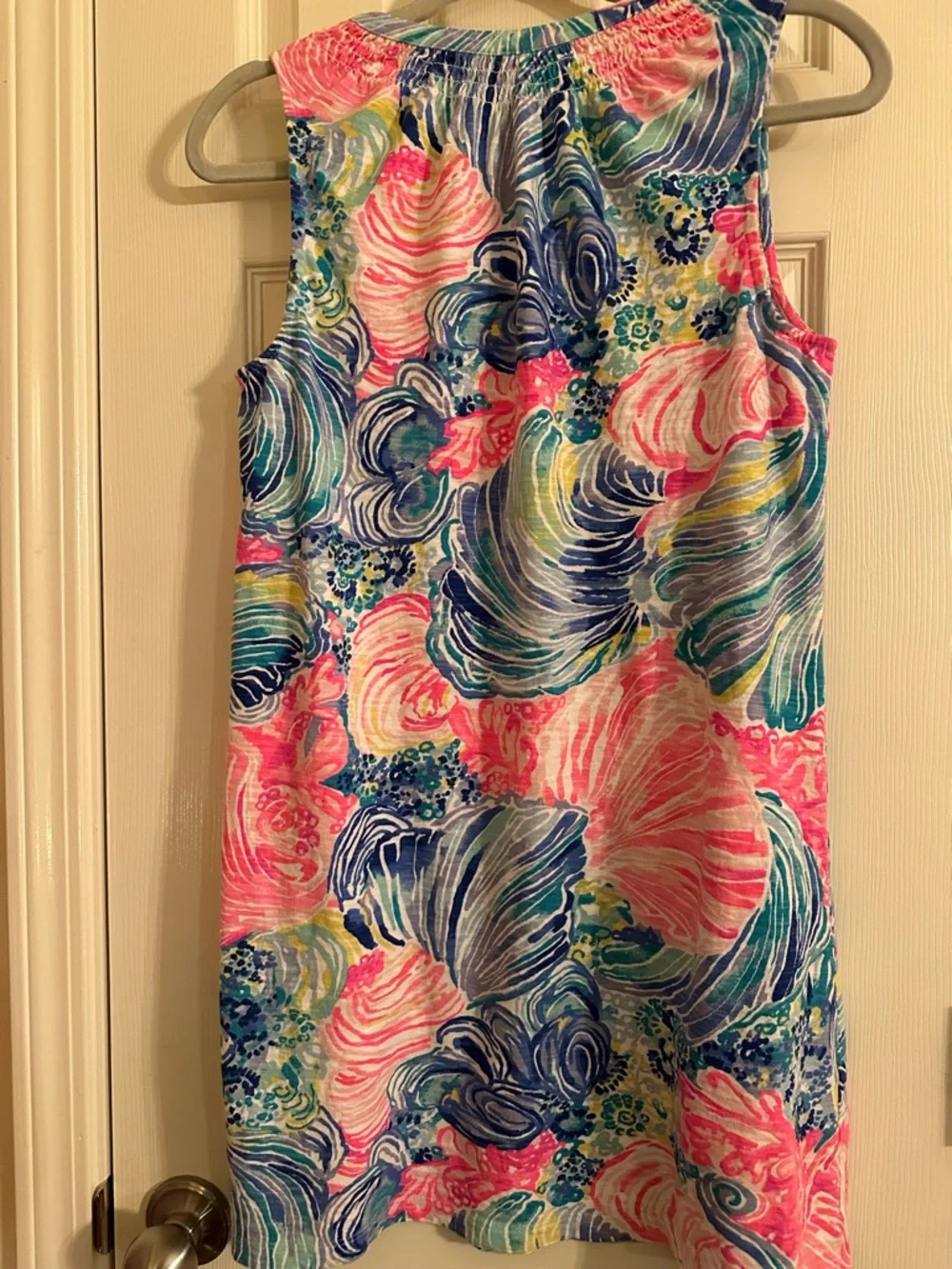 Women’s Lilly Pulitzer Strapless Dress Size Medium in Pink, Blue, Green - Picture 4 of 4